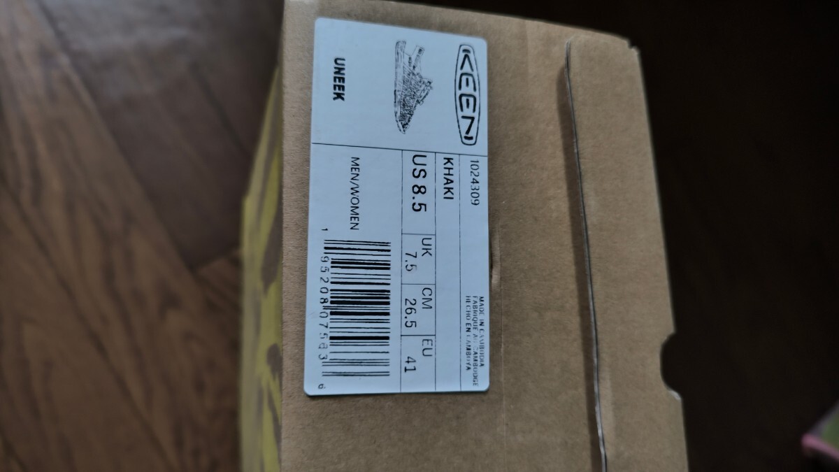 KEEN Uni -k сандалии новый товар не использовался 26.5