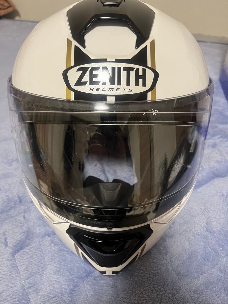 ヤマハ バイクヘルメット システム YJ-21 ZENITH サンバイザーモデル グラフィック パールホワイト XLサイズ
