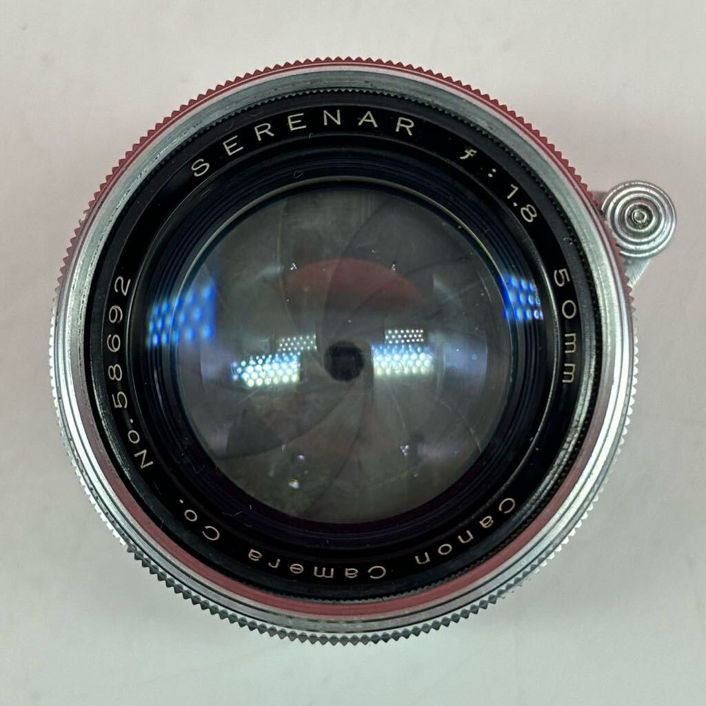 ◆ Canon SERENAR F1.8 50mm カメラレンズ Lマウント L39 leica ライカ キャノン_画像2