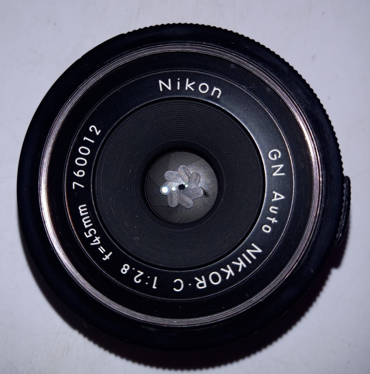 ■ Nikon GN Auto NIKKOR C F2.8 45mm パンケーキレンズ カメラ M4/3 アダプター フード ニコンの画像7
