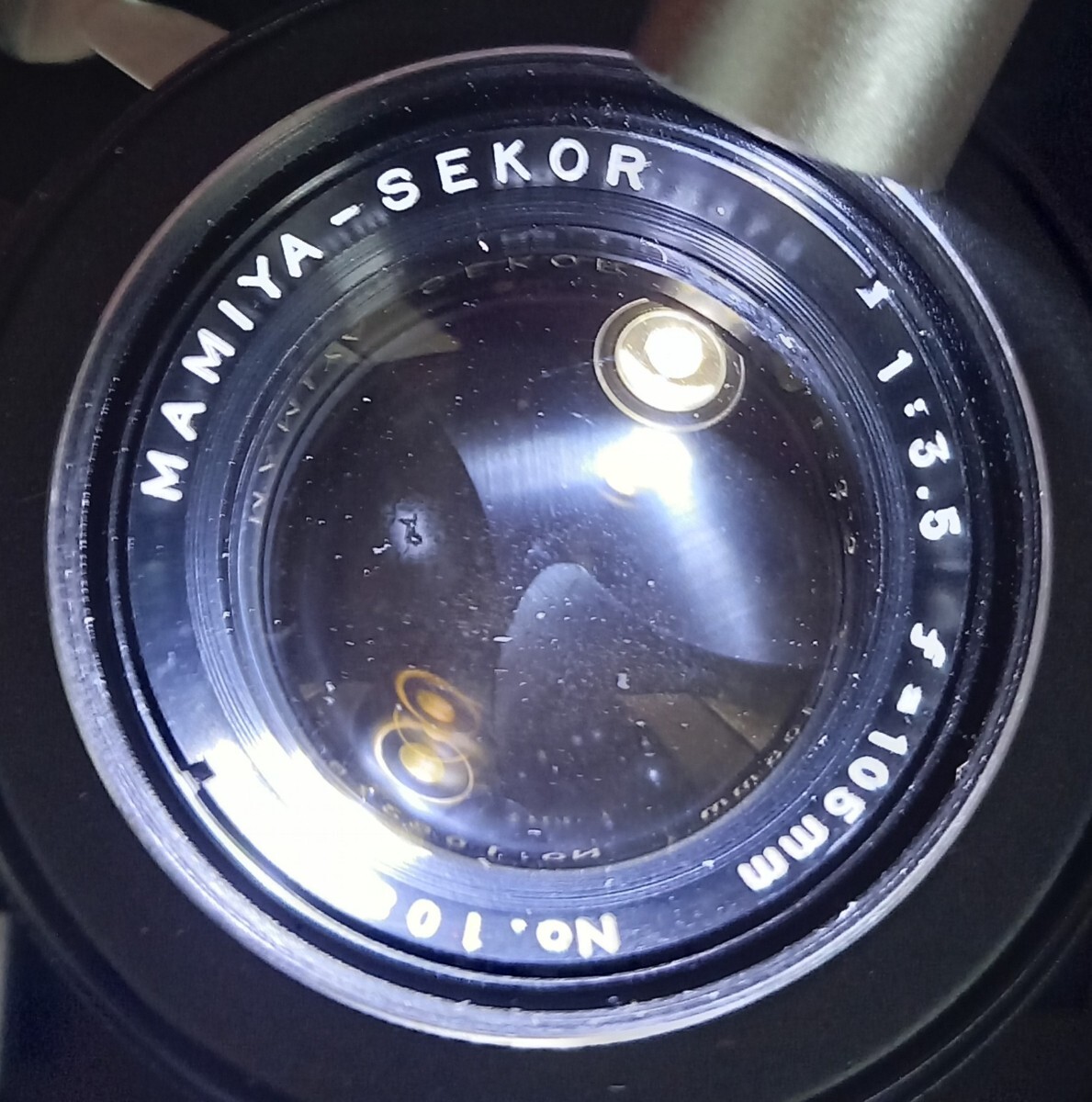 ■ MAMIYA C33 PROFESSIONAL ボディ 二眼レフカメラ MAMIYA-SEKOR 105mm F3.5 レンズ 動作確認済 シャッターOK マミヤ_画像9