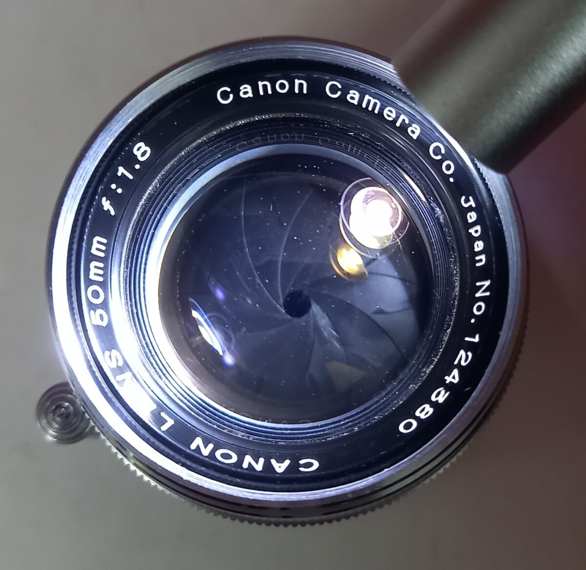 ■ Canon ⅡD ボディ F1.8 50mm レンズ レンジファインダー フィルムカメラ 動作確認済 シャッターOK 現状品 キャノン_画像9