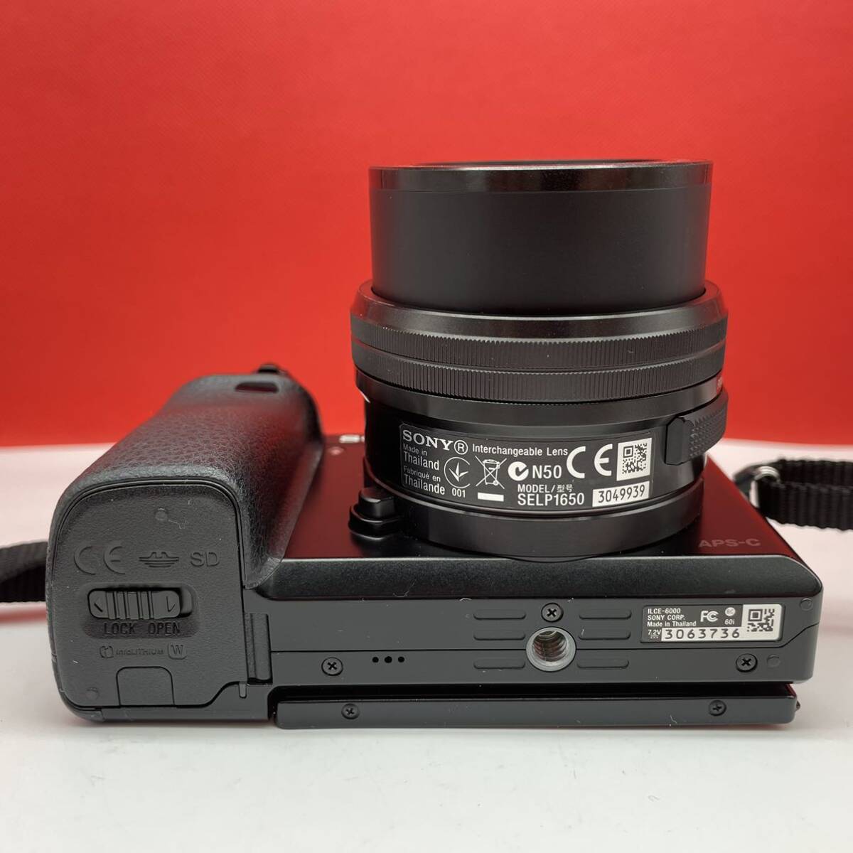 □ SONY α6000 ILCE-6000 デジタルミラーレス一眼レフカメラ ボディ E 3.5-5.6PZ 16-50 / E 4.5-6.3 55-210 OSS レンズ 動作確認済 ソニーの画像6