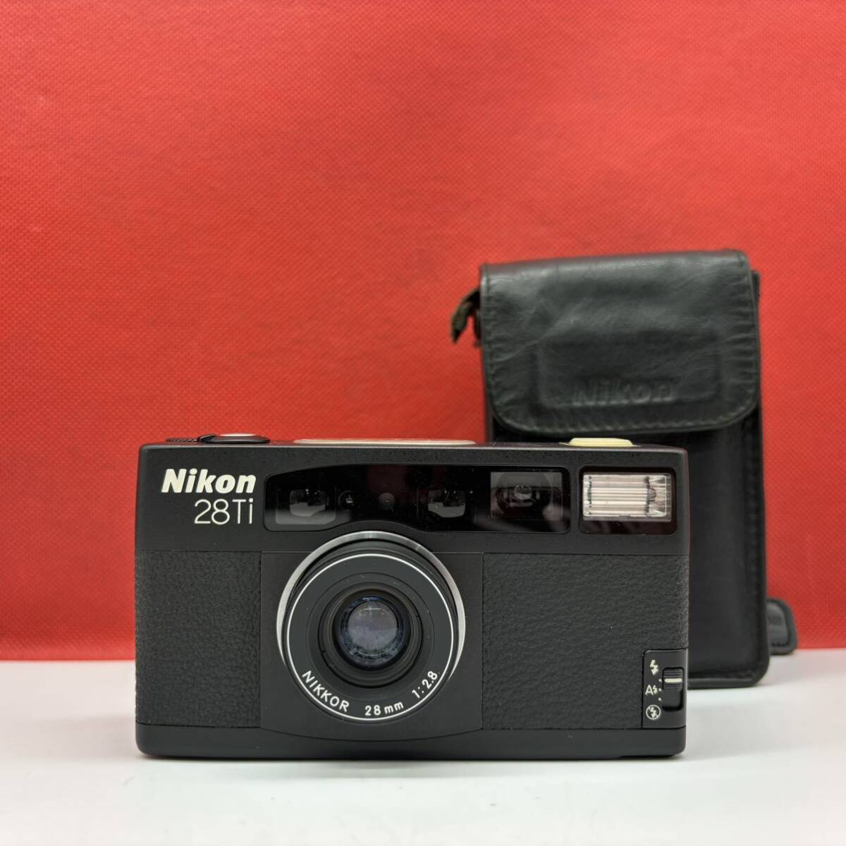◆ Nikon 28Ti コンパクトフィルムカメラ NIKKOR 28mm F2.8 動作確認済 シャッター、フラッシュOK ニコン の画像1