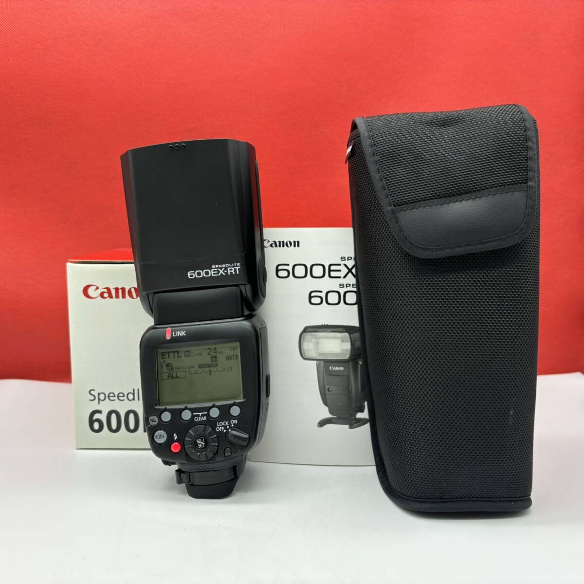 ◆ 【防湿庫保管品】 Canon 600EX-RT SPEEDLITE スピードライト ストロボ フラッシュ 通電確認済 フラッシュOK キャノンの画像1