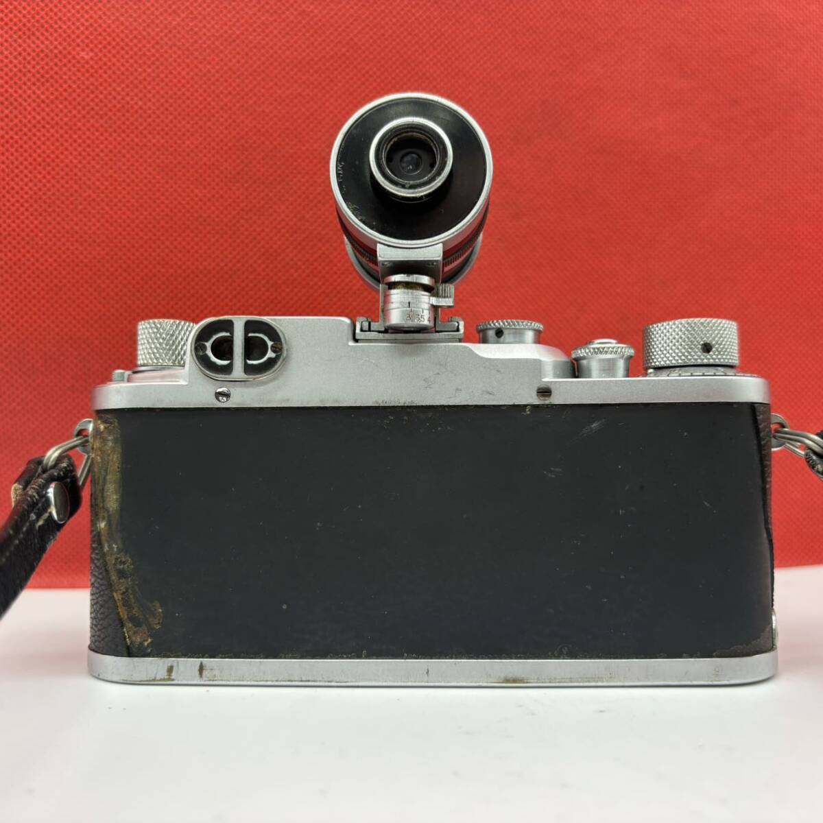 ◆ Leica Ⅲc 3C レンジファインダー SERENAR F3.2 35mm レンズ 動作確認済 ファインダー シャッターOK 付属品 ライカの画像3