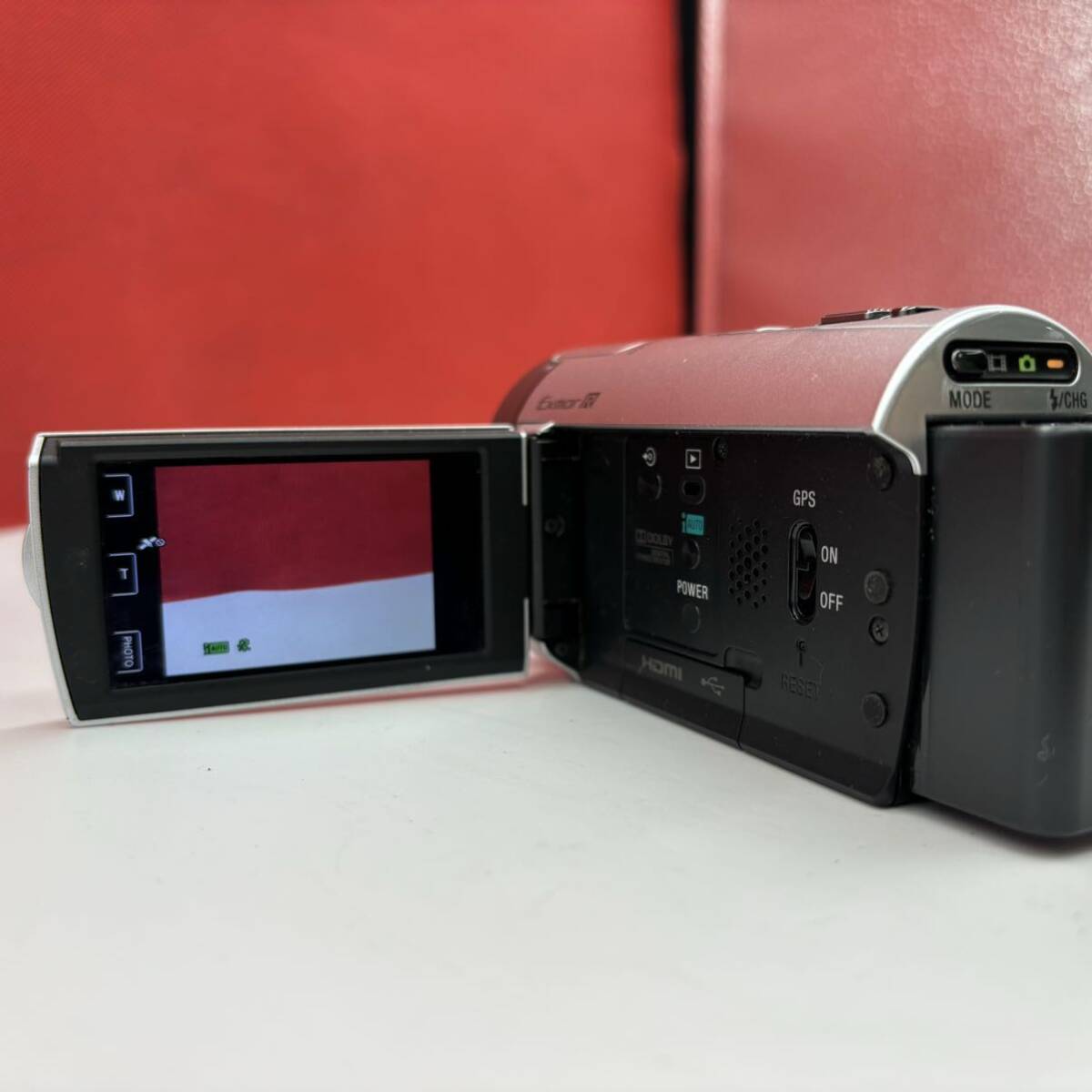 ◆ SONY HDR-CX370V デジタルビデオカメラ 通電、動作確認済 バッテリー付属 ソニー_画像8