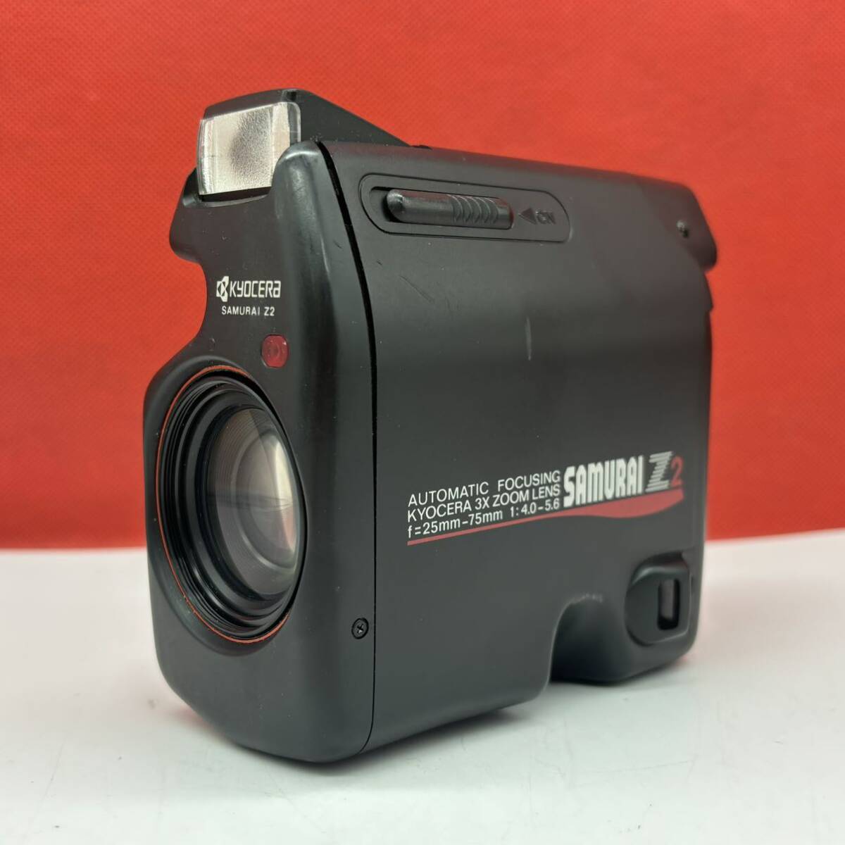 ◆ KYOCERA SAMURAI Z2 フィルムカメラ コンパクトカメラ 25mm-75mm F4.0-5.6 シャッター、フラッシュOK 京セラ の画像1
