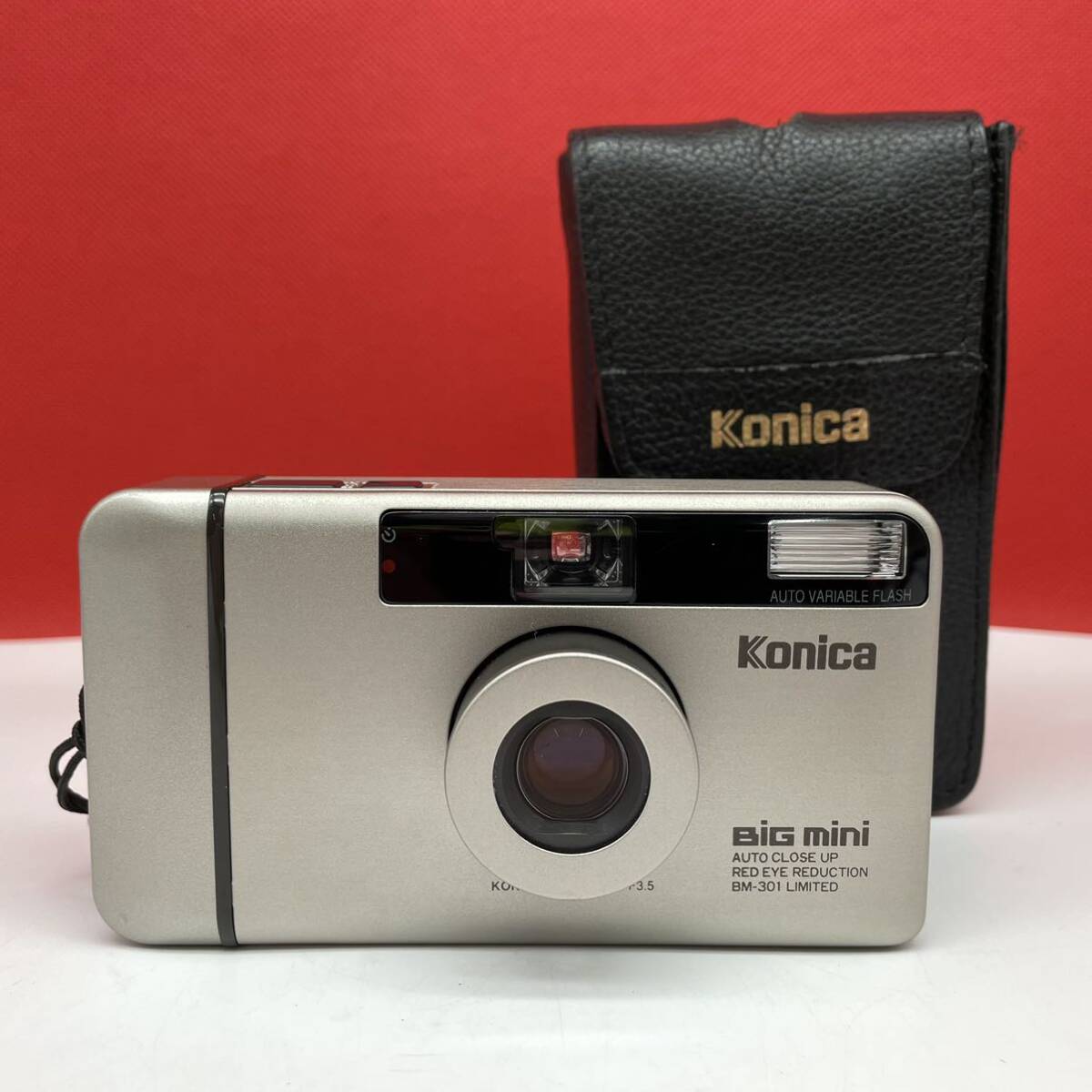 □ Konica BiG mini BM-301 35mm F3.5 コンパクトフィルムカメラ 