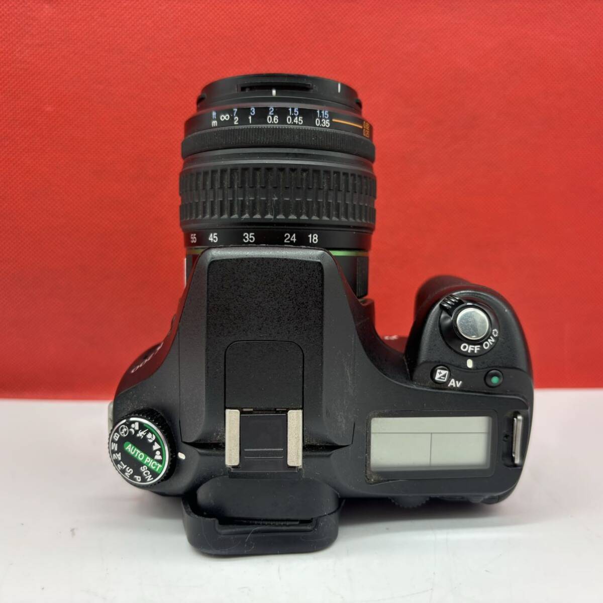 ◆ PENTAX K200 D デジタル一眼レフカメラ ボディ smc pentax-DA F3.5-5.6 18-55mm ALⅡ レンズ ボディジャンク レンズ動作OK ペンタックスの画像5