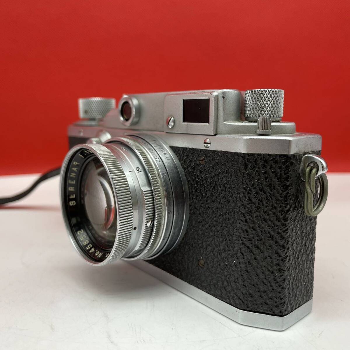 □ Canon III 3型 レンジファインダー フィルムカメラ ボディ SERENAR 50mm F1.9 レンズ シャッターOK キャノンの画像4