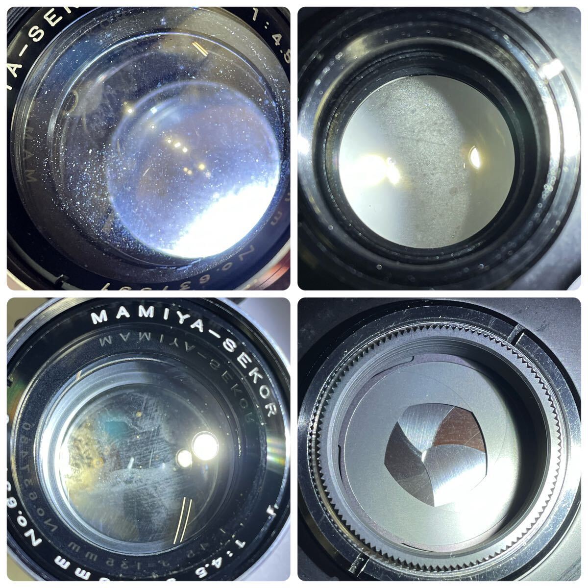 □ Mamiya C220 professional ボディ 二眼レフカメラ フィルムカメラ MAMIYA-SEKOR 135mm F4.5 レンズ シャッターOK マミヤ