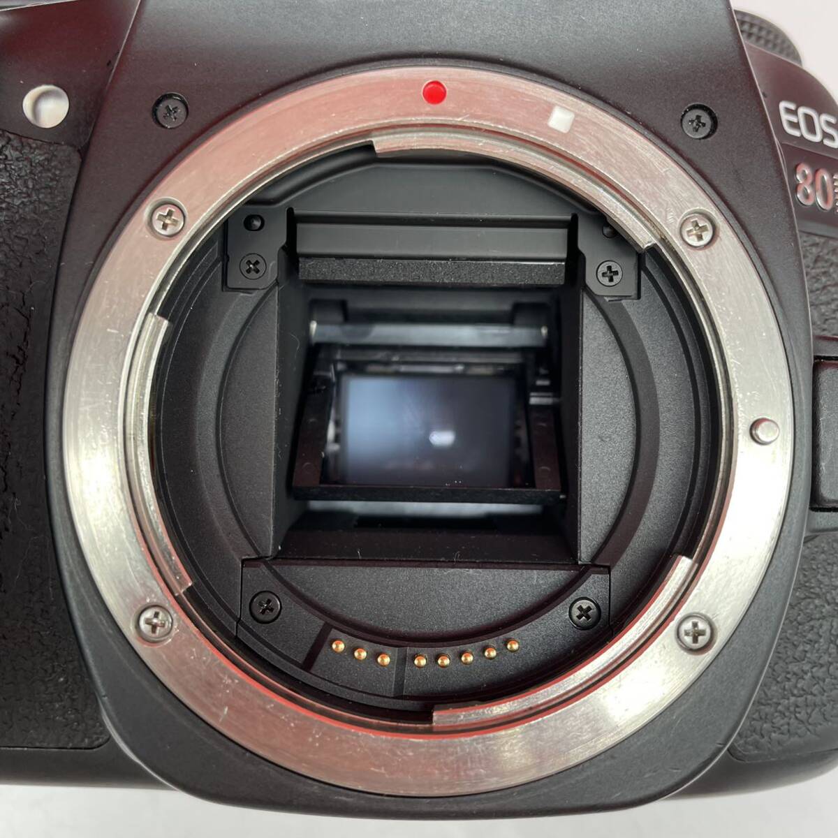 □ Canon EOS 80D デジタル一眼レフカメラ ボディ EF-S 18-55mm F3.5-5.6 IS STM レンズ 動作確認済 バッテリー 付属品 キャノンの画像9
