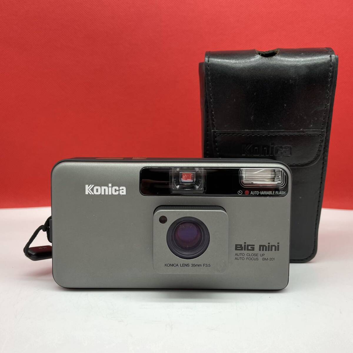 □ Konica BIG mini BM-201 コンパクトフィルムカメラ LENS 35mm F3.5 