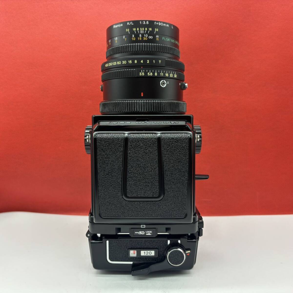 ◆ 【防湿庫保管品】 Mamiya RB67 PROFESSIONAL SD 中判フィルムカメラ ボディ K/L F3.5 90mm L レンズ 付属品 現状品 マミヤの画像5