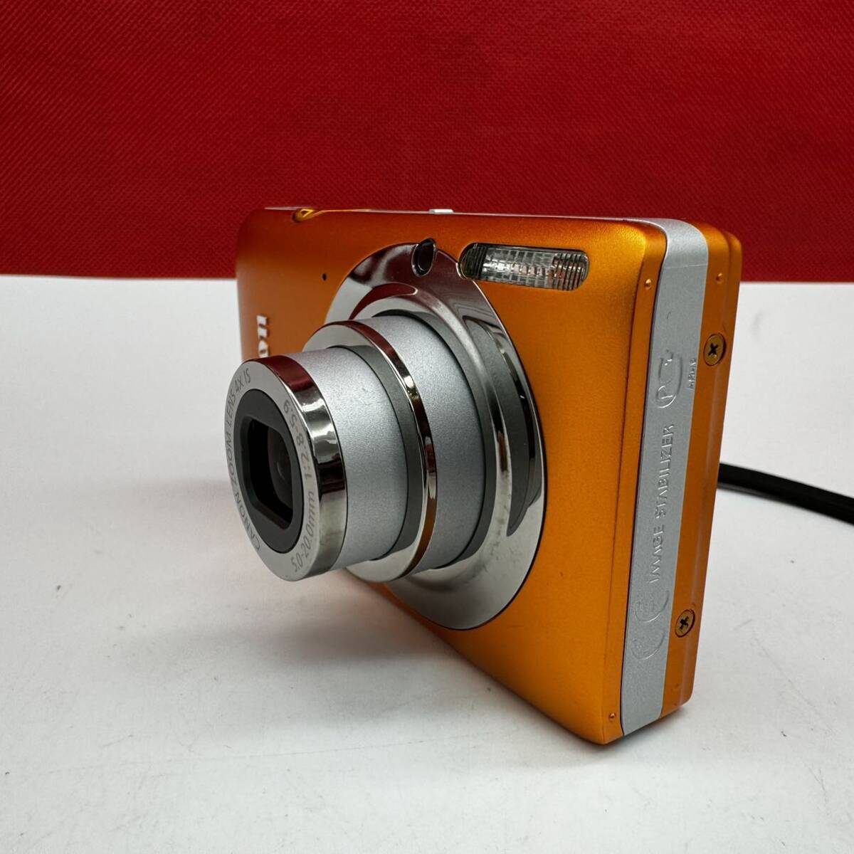 ▲ Canon IXY 210F デジタルコンパクトカメラ オレンジ 動作確認済 シャッター、フラッシュOK キャノンの画像4