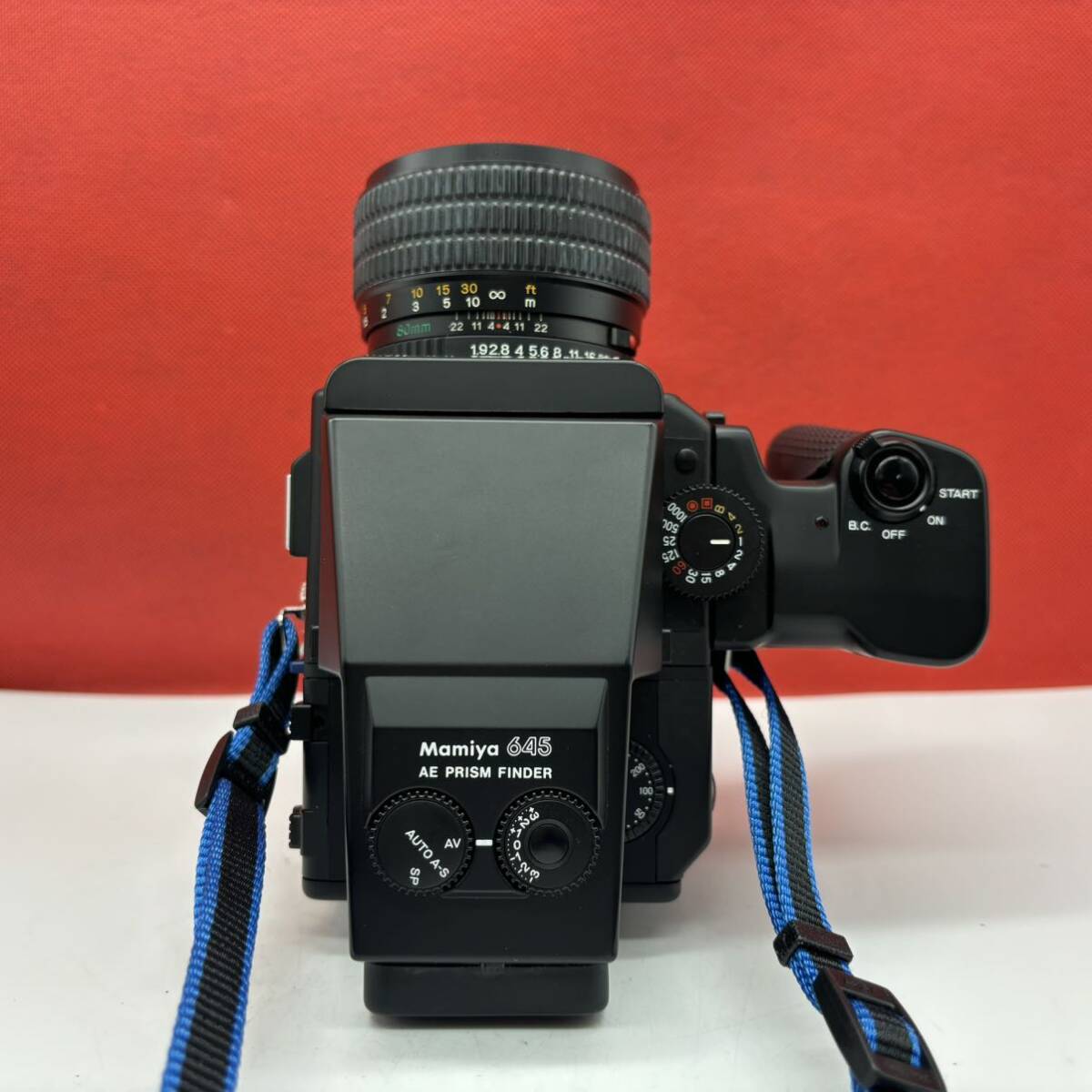 ◆ MAMIYA M645 SUPER 中判フィルムカメラ ボディ MAMIYA-SEKOR C 80mm F1.9 N レンズ シャッター、露出計OK マミヤ_画像4