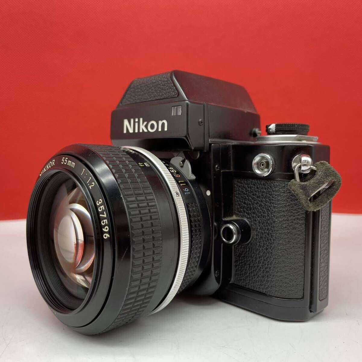 □ Nikon F2 フォトミック DP-1 フィルムカメラ 一眼レフカメラ ボディ NIKKOR 55mm F1.2 レンズ 動作確認済 シャッターOK 現状品 ニコン_画像4