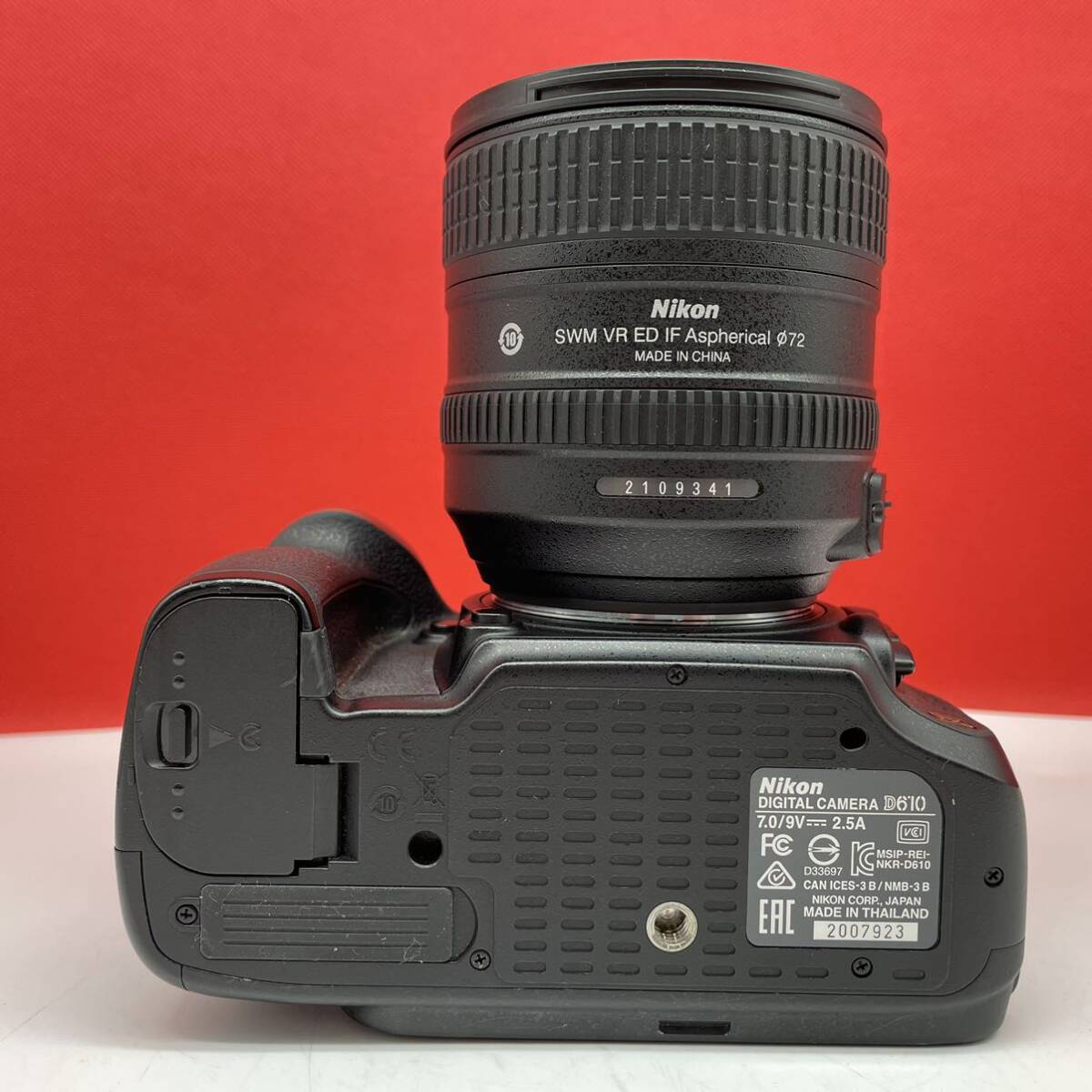 □ 防湿庫保管品 Nikon D610 デジタル一眼レフカメラ ボディ AF-S NIKKOR 24-85mm F3.5-4.5G ED VR レンズ 動作確認済 付属品 ニコンの画像6