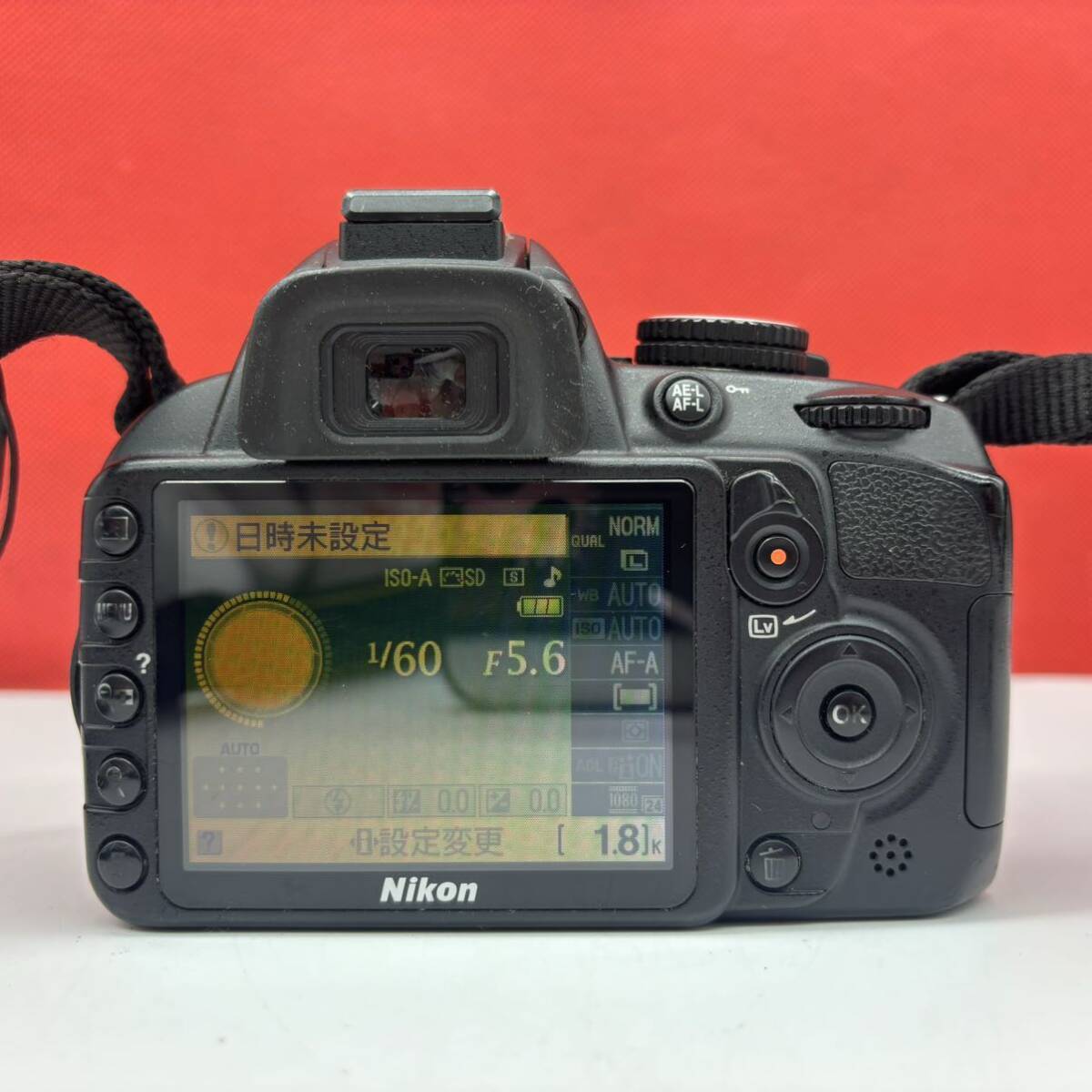 ◆ Nikon D3100 デジタル一眼レフカメラ ボディ AF-SDX NIKKOR 18-55mmF3.5-5.6G VR レンズ シャッターOK 現状品 ジャンク の画像3