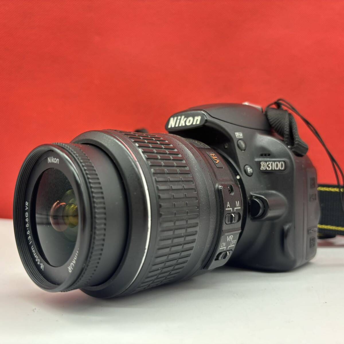 ◆ Nikon D3100 デジタル一眼レフカメラ ボディ AF-SDX NIKKOR 18-55mmF3.5-5.6G VR レンズ シャッターOK 現状品 ジャンク の画像2