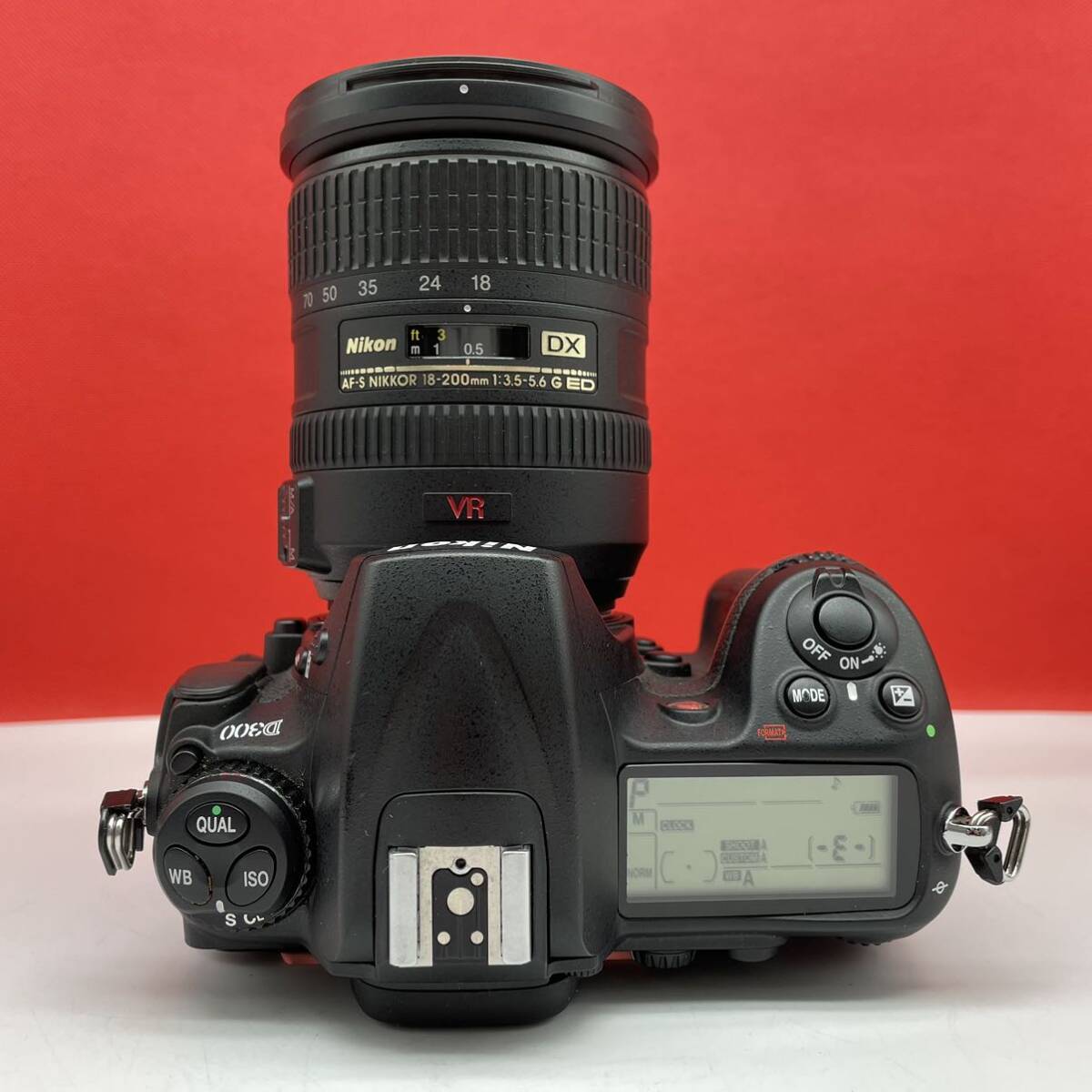 □ 防湿庫保管品 Nikon D300 デジタル一眼レフカメラ ボディ AF-S NIKKOR 18-200mm F3.5-5.6G ED DX VR レンズ 動作確認済 ニコンの画像6