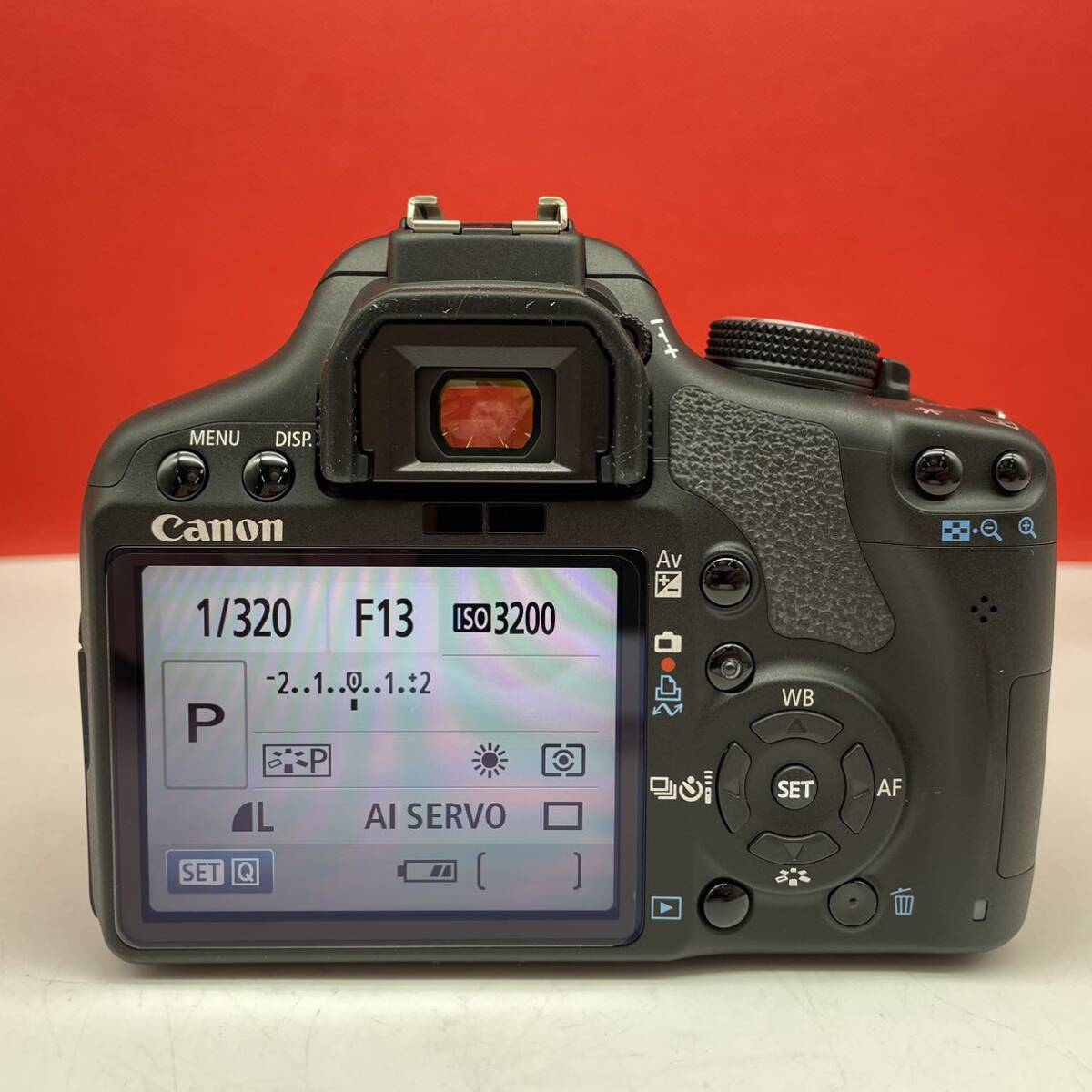 □ 防湿庫保管品 Canon EOS Kiss X3 デジタル一眼レフカメラ ボディ EF-S 18-55mm F3.5-5.6 IS レンズ 動作確認済 バッテリー キャノンの画像3