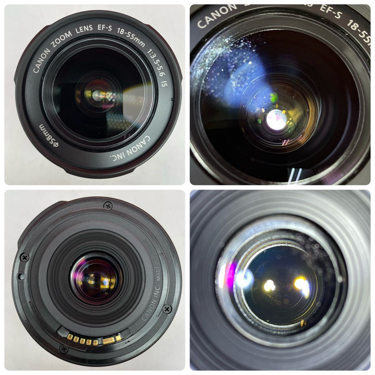 □ 防湿庫保管品 Canon EOS Kiss X3 デジタル一眼レフカメラ ボディ EF-S 18-55mm F3.5-5.6 IS レンズ 動作確認済 バッテリー キャノンの画像10