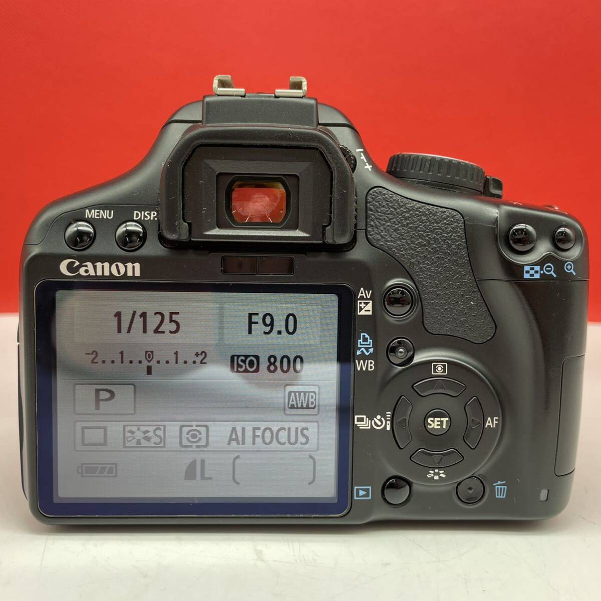 □ Canon EOS Kiss X2 デジタル一眼レフカメラ ボディ EF-S 18-55mm F3.5-5.6 IS レンズ 動作確認済 バッテリー 付属品 キャノンの画像3