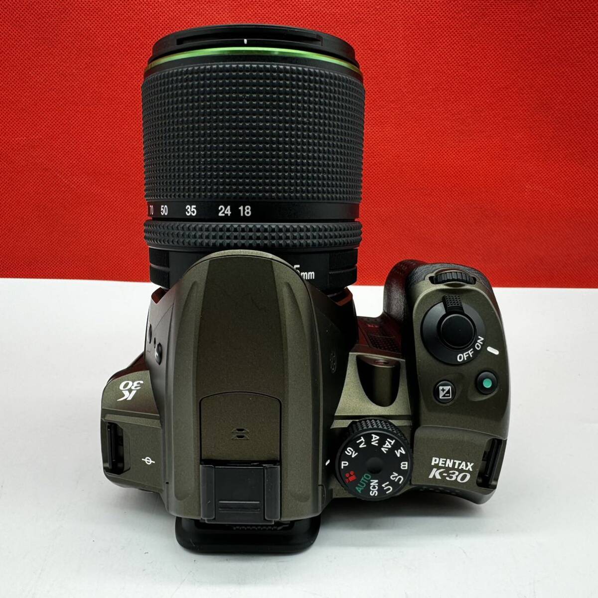 ▲ PENTAX K30 ボディ SMC PENTAX-DA 18-135mm F3.5-5.6 シルキーグリーン デジタル一眼レフカメラ 動作確認済 ペンタックス