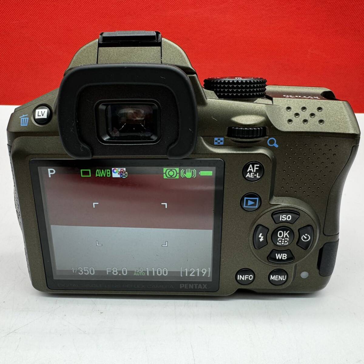 ▲ PENTAX K30 ボディ SMC PENTAX-DA 18-135mm F3.5-5.6 シルキーグリーン デジタル一眼レフカメラ 動作確認済 ペンタックス