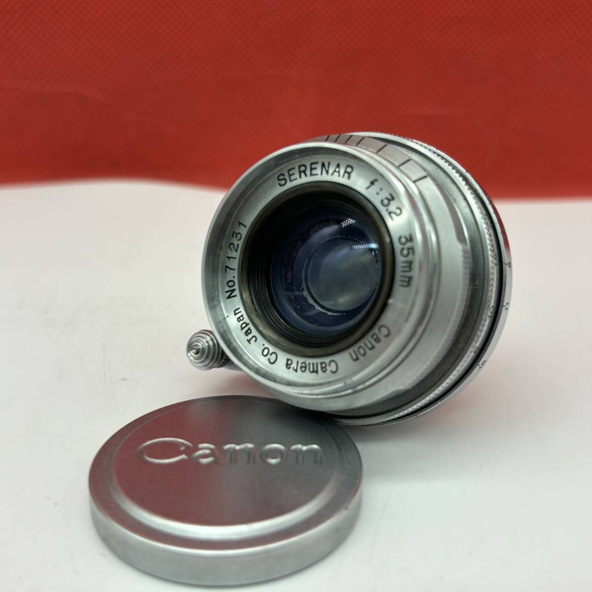 ◆ Canon SERENAR F3.2 35mm カメラレンズ Lマウント L39 マニュアルフォーカス leica ライカ キャノンの画像1