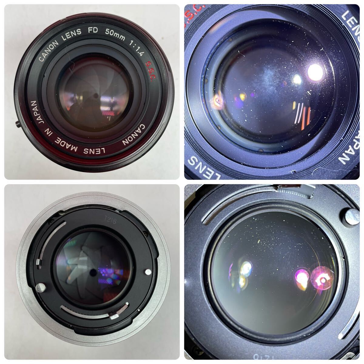 □ Canon F-1 一眼レフカメラ フィルムカメラ ボディ FD 50mm F1.4 S.S.C. レンズ POWER WINDER F シャッターOK 現状品 キャノンの画像10