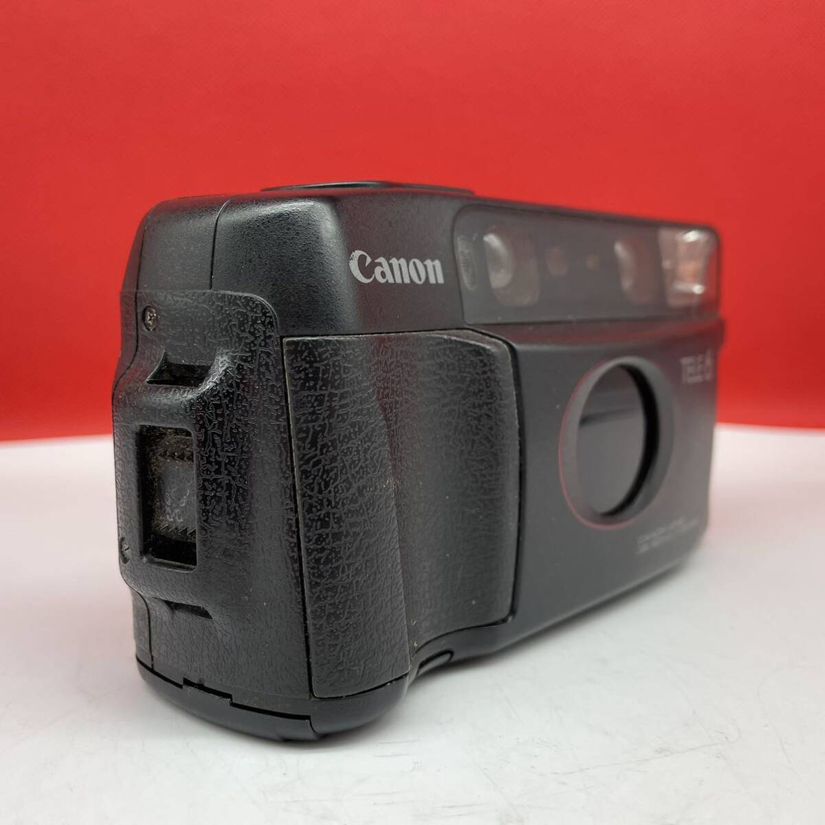 □ Canon Autoboy TELE6 DATE LENS 35/60mm F3.5/5.6 コンパクトフィルムカメラ 動作確認済 シャッター、フラッシュOK キャノンの画像2