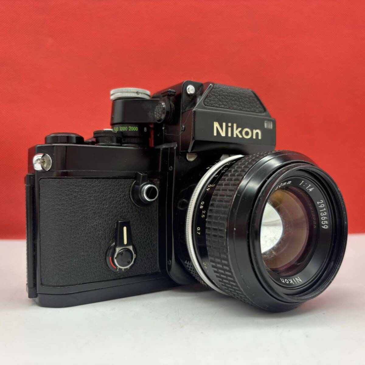 ◆ Nikon F2 DP-1 フォトミック フィルムカメラ 一眼レフカメラ ボディ NIKKOR 50mm F1.4 レンズ シャッターOK ニコン_画像4
