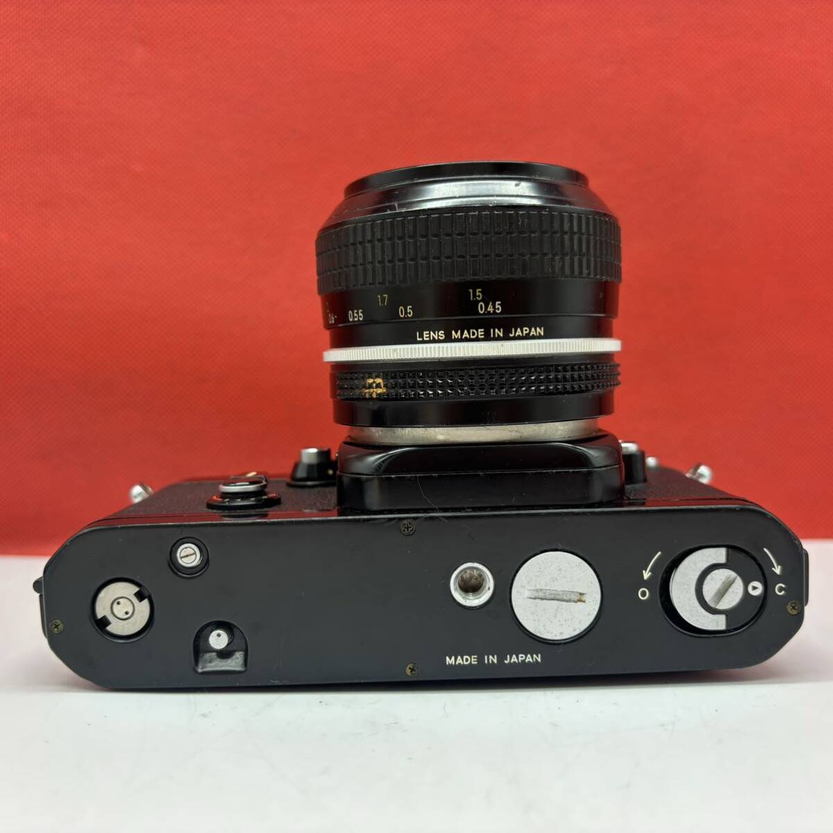 ◆ Nikon F2 DP-1 フォトミック フィルムカメラ 一眼レフカメラ ボディ NIKKOR 50mm F1.4 レンズ シャッターOK ニコン_画像6