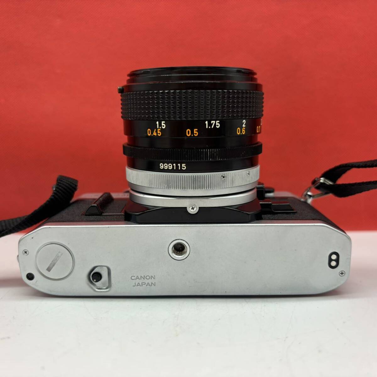 ◆ Canon AE-1 フィルムカメラ 一眼レフカメラ ボディ FD 50mm F1.4 S.S.C. レンズ シャッター、露出計OK キャノン_画像8