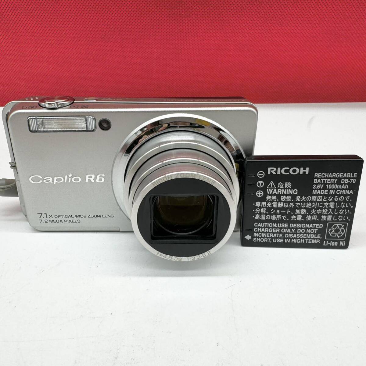 ▲ RICOH Caplio R6 コンパクトデジタルカメラ 動作未確認 ジャンク 現状品 リコー_画像1