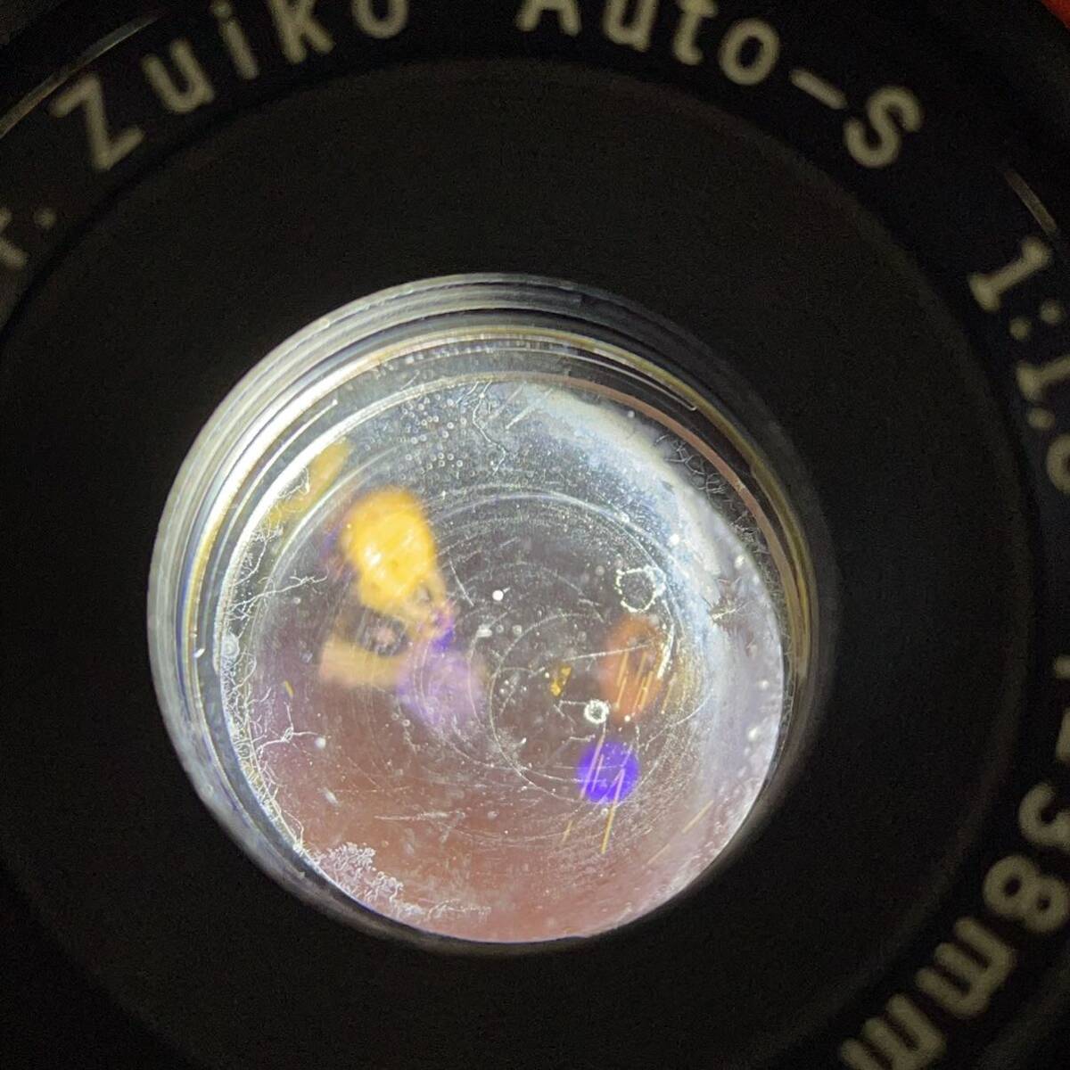 □ OLYMPUS F.Zuiko Auto-S 38mm F1.8 カメラレンズ 単焦点 現状品 オリンパスの画像8