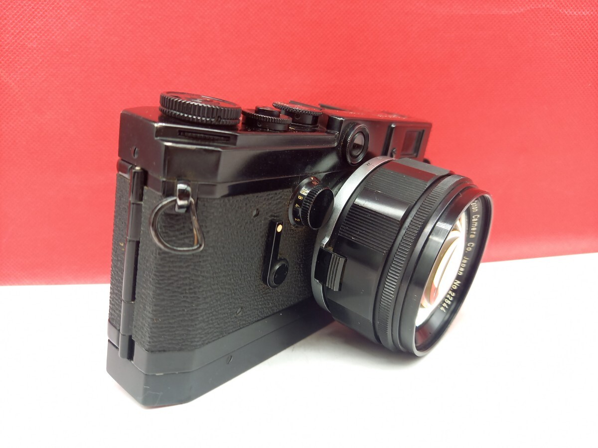 ■ Canon MODEL Vt de luxe ボディ 50mm F1.2 レンズ フィルムカメラ レンジファインダー 動作確認済 シャッターOK キャノンの画像4
