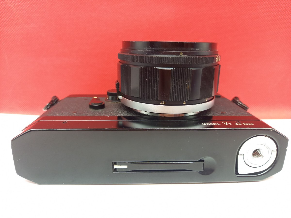■ Canon MODEL Vt de luxe ボディ 50mm F1.2 レンズ フィルムカメラ レンジファインダー 動作確認済 シャッターOK キャノンの画像6