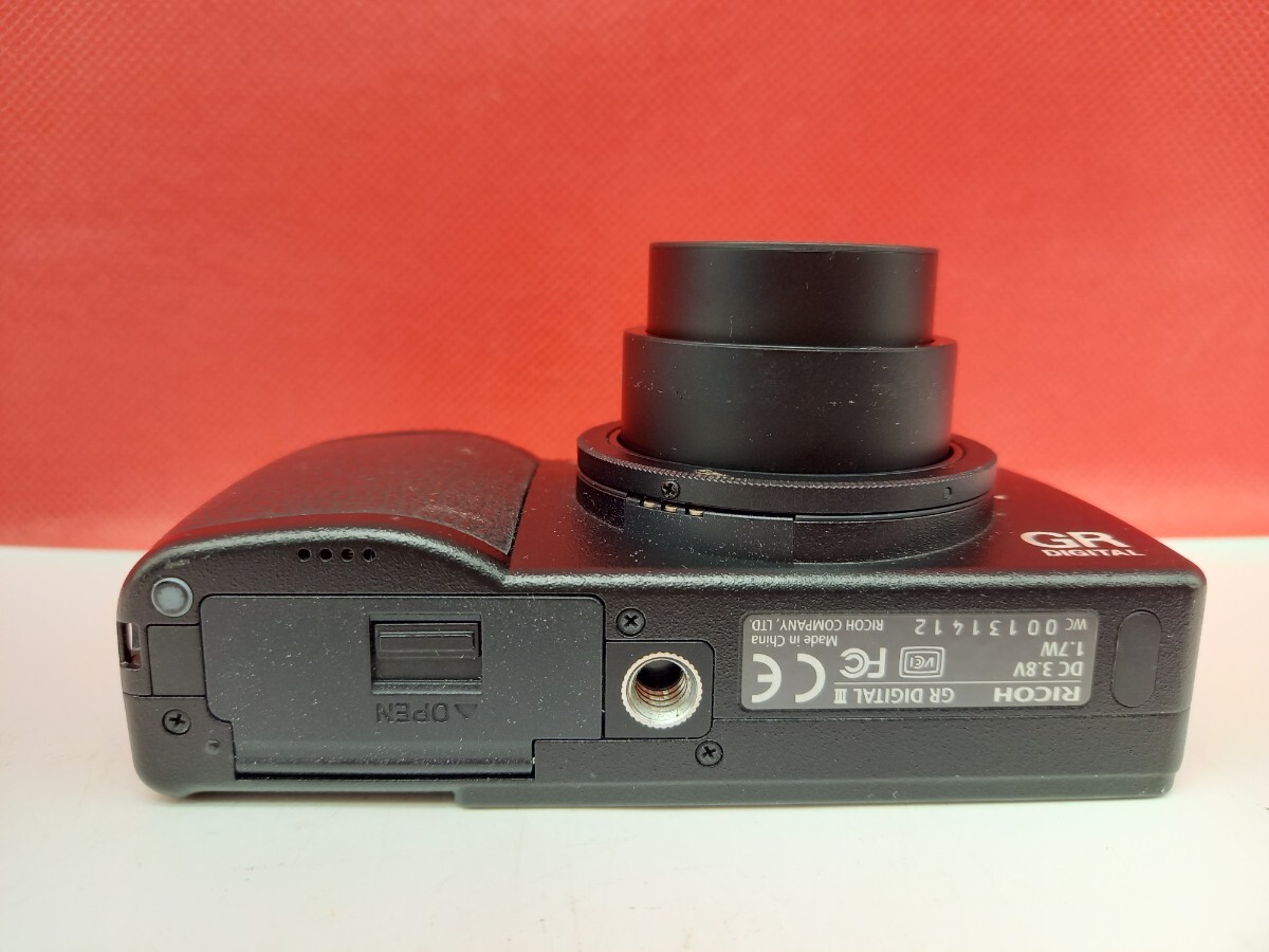 # RICOH GR Digital II LENS 6.0mm F1.9 compact digital camera operation verification settled present condition goods battery Ricoh 