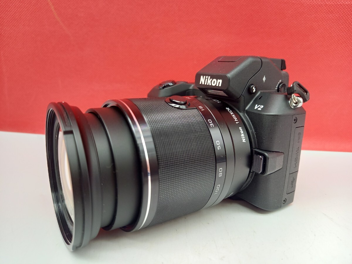 ■ Nikon 1 V2 ボディ NIKKOR 10-100/4-5.6 VR レンズ 動作確認済 現状品 ミラーレス一眼カメラ 付属品 ニコンの画像2