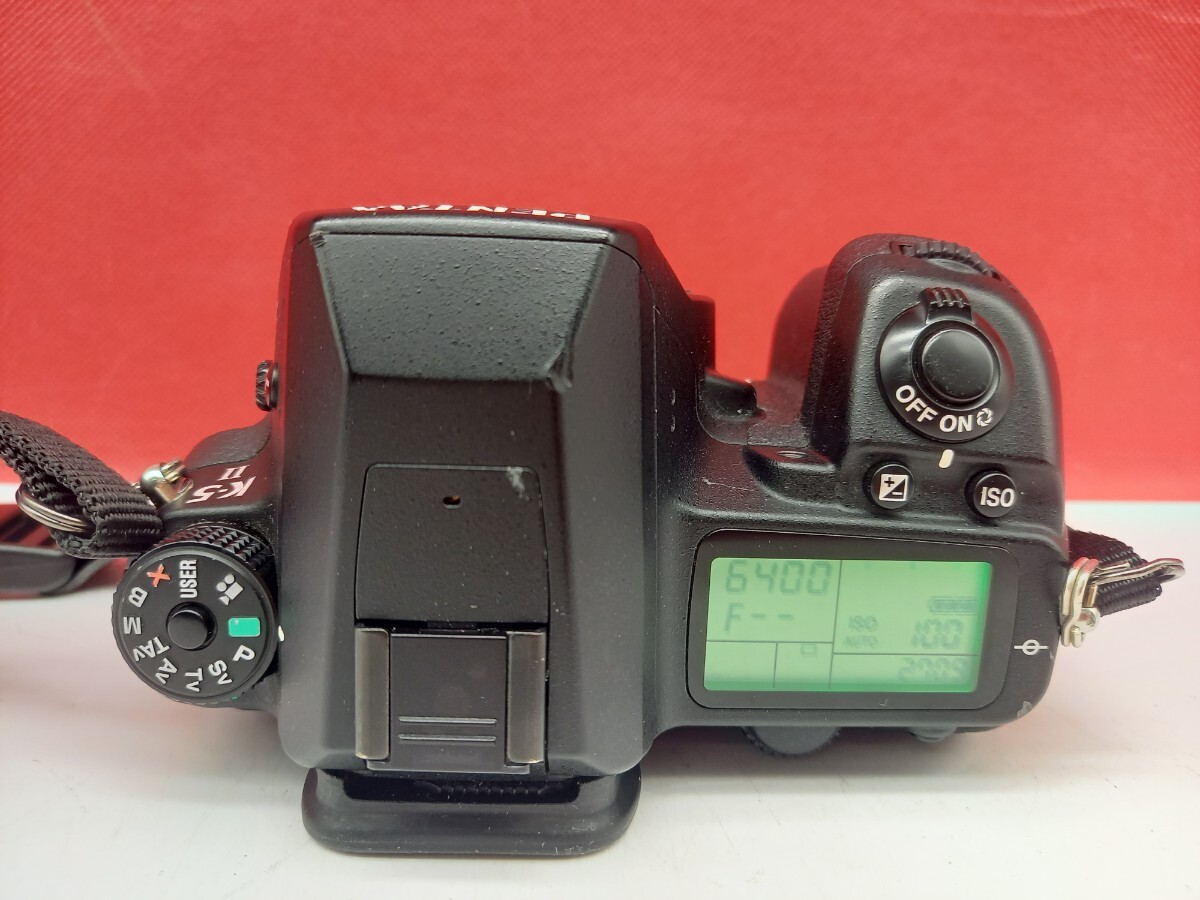 ■ PENTAX K-5 II ボディ デジタル一眼レフカメラ 動作確認済 シャッター、フラッシュOK バッテリー 充電器 付属品 ペンタックス