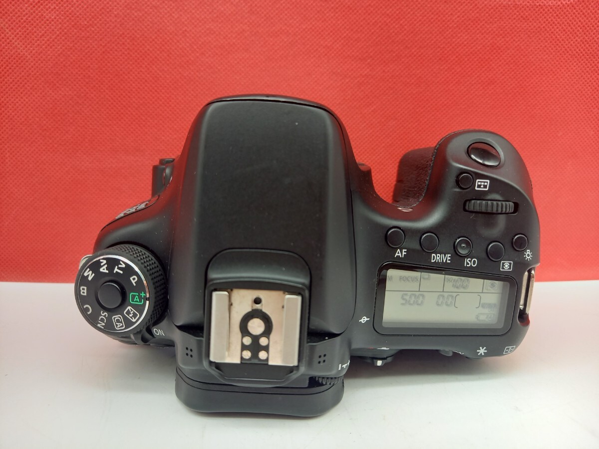 ■ Canon EOS 70D デジタル一眼レフカメラ ボディ 動作確認済 シャッター、フラッシュOK バッテリー 充電器 キャノン
