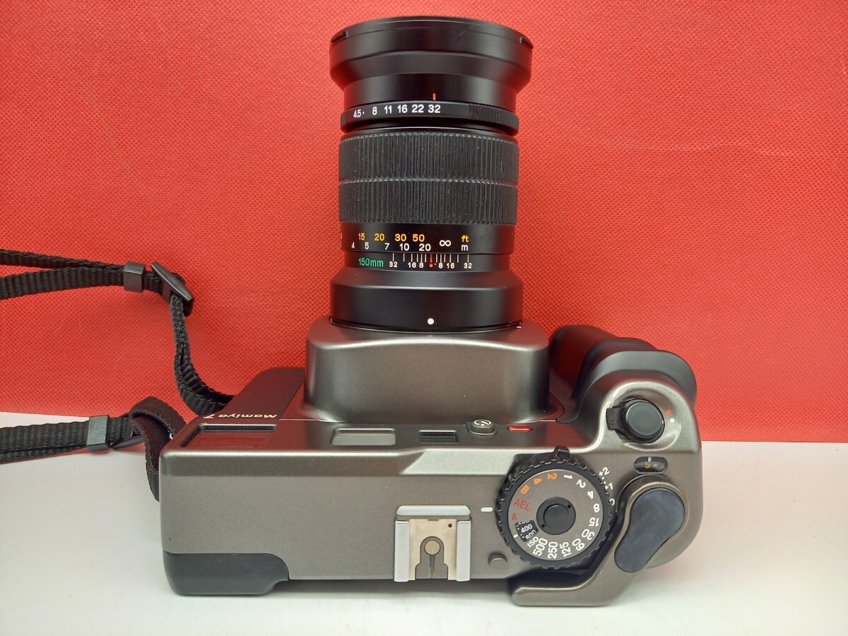 ■ Mamiya 7 中判フィルムカメラ ボディ N F4.5 150mm L レンズ 動作確認済 シャッター、露出計OK マミヤ