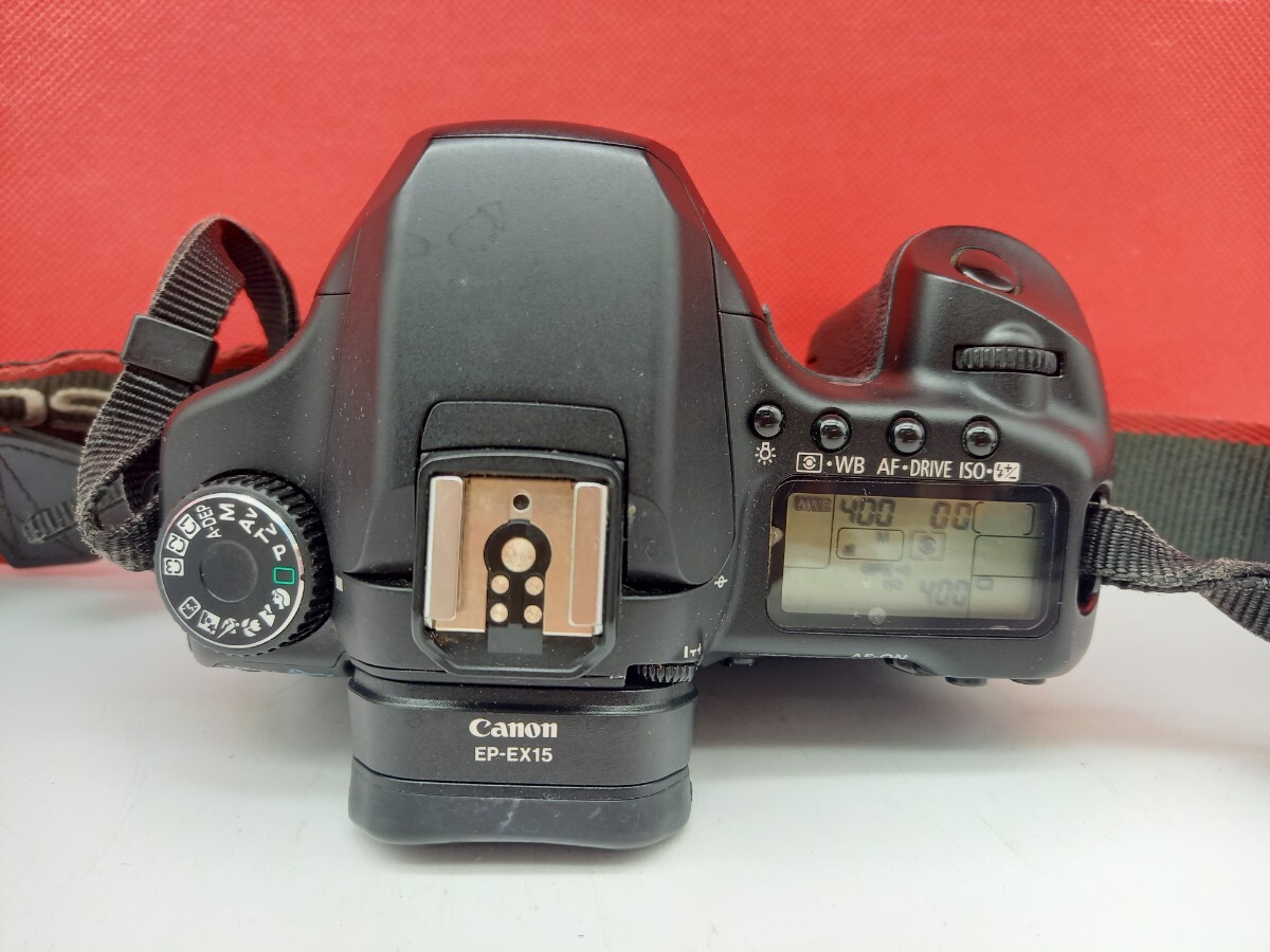 ■ Canon EOS 40D デジタル一眼レフカメラ ボディ 動作確認済 シャッター、フラッシュOK バッテリー 充電器 付属品 キャノンの画像5