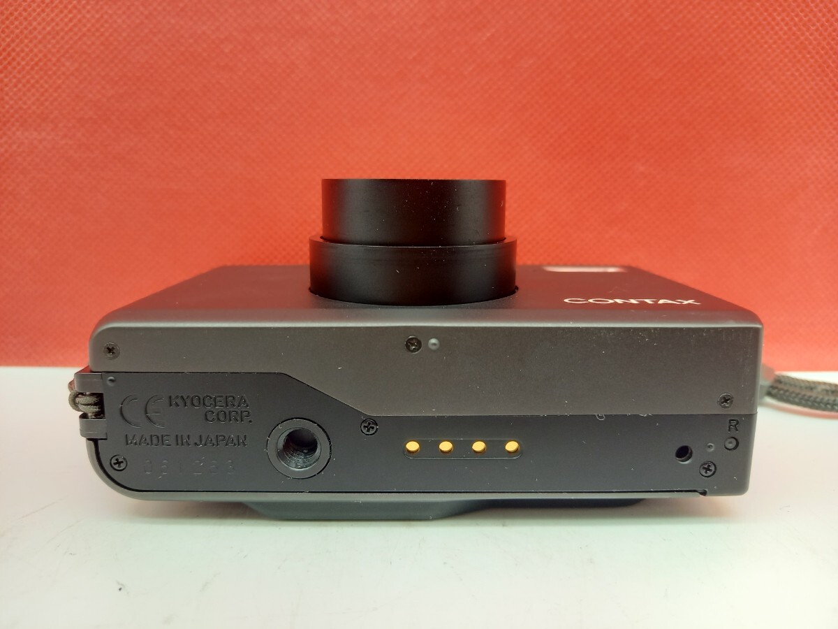 ■ CONTAX T3 D チタンブラック コンパクトフィルムカメラ 動作確認済 シャッター、フラッシュOK ケース ダブルティース 後期 コンタックス_画像6