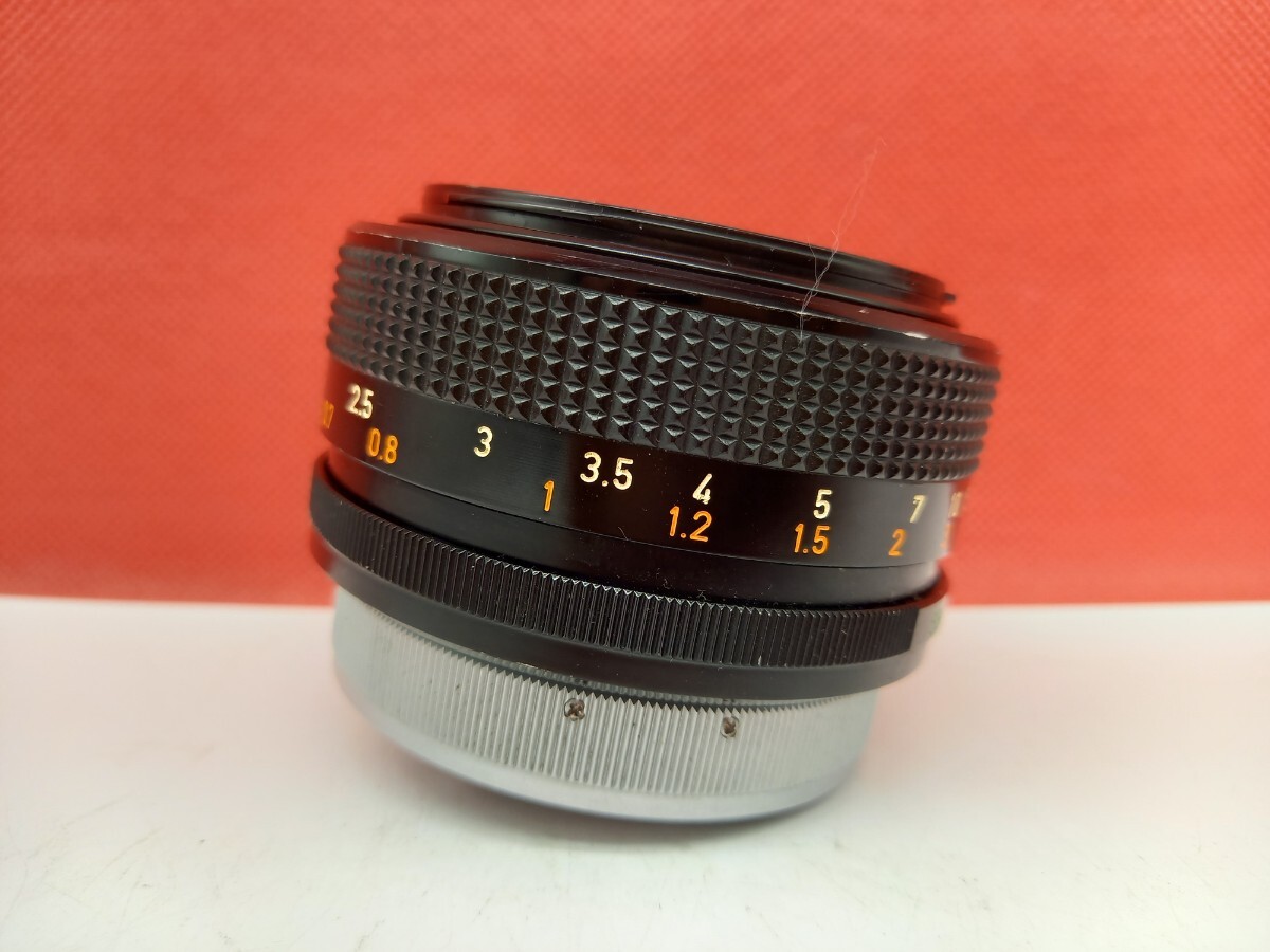 ■ Canon LENS FD 55mm F1.2 S.S.C. カメラ レンズ 単焦点 マニュアルフォーカス キャノンの画像5