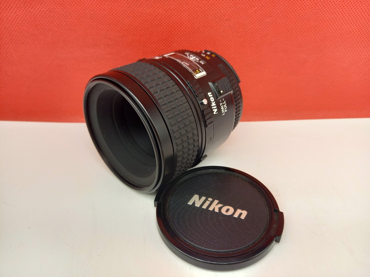 # Nikon AF MICRO NIKKOR 60mm F2.8D camera lens AF operation verification settled Nikon 